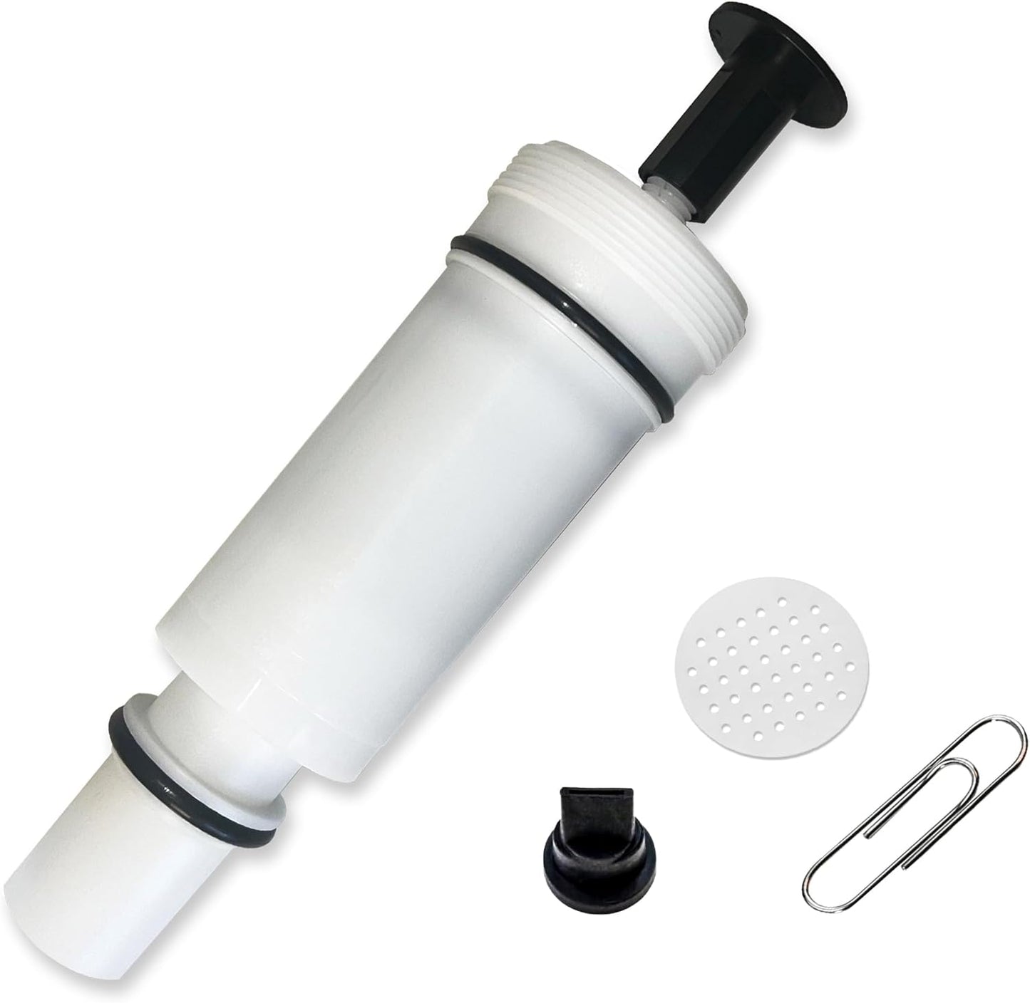 Lordahl Flush Lever Cartridge For Toilet Tanks– Power Flush Toilet Piston Assembly Kit- Easy Installation